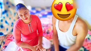Beautiful School Teacher First time alone at home and fuck her tight pussy Hindi Audio