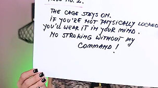 The Locktober Oath - No Release Until I Say so Chastity Femdom Control