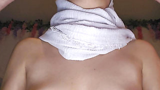 Deepthroat Cum in Mouth and Body Submissive Arab Wife Mia Niqab