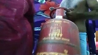 Hot Tamil Housewife Cheats with Gas Delivery Guy - Loud Moaning & Dirty Talk