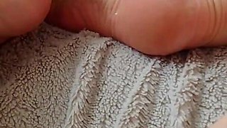 4K Orgasm in White Lace Panties with Masturbation
