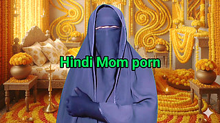 Beautiful stepmother spends the night with her stepson and has sex with him