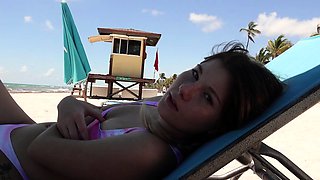- Step Sister Strips Down