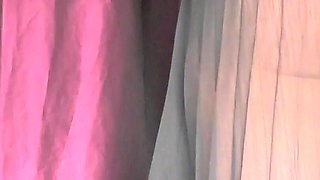 Farting in See-through Black Dress