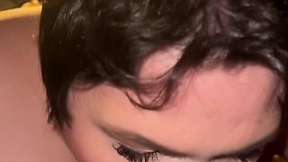 Big Lips Amateur POV Blowjob