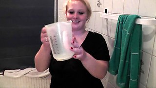 Blonde Laura Crystal with big boobs