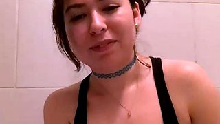 Curly Blonde Teen Records Solo Dildo Masturbation More at