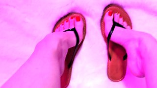 FemaleAgent MILF indulges studs foot fetish