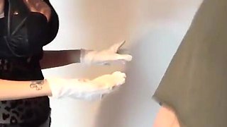 Domina fuck his ass with a dildo