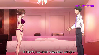 ''Hot Evening in Love Hotel'' Pretty Girl was Unexpectedly Cute - Anime Hentai(Eng Sub)