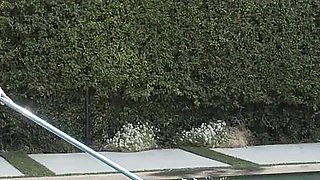 Anal Hardcore Cumshot for Pool Cleaner Liv Revamped After a Deepthroat Blowjob