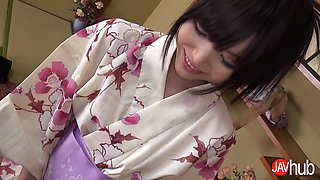 JAVHUB Shino Aoi sucks a cock in a kimono