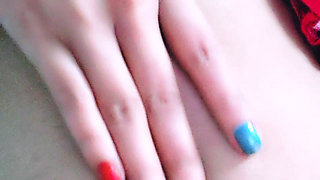 Beautiful lady body parts show