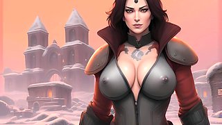 Sexy Mountain Babes 3D Animation