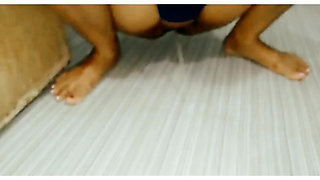 Horny Girl Bathroom Pissing