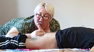 Neighbor Swallows Every Last Drop of Cum