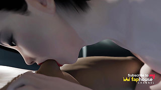The best sex in space. Hot japanese babe gets fucked hard on orbital space station