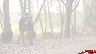 Fiery Hardcore in The Woods: Flamenco Dancer Needs Cock