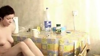 Spying on stepmom's home nudism