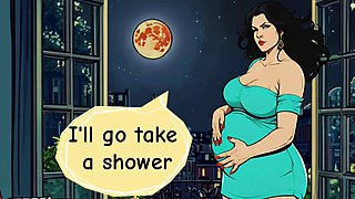 How I Became a Slut in the Shower of My Own Home. Visual Novel. Comic Animated
