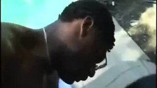 Slim light skin girl takes a long black cock