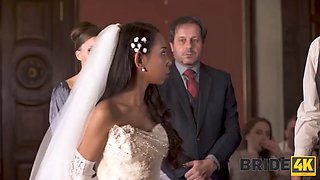 BRIDE4K. A small cheap wedding turns into a public fuck of the brides