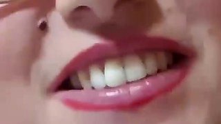 My Girlfriend in the Morning Before Work First Climbs on My Cock and Gives Him Kisses Before Leaving