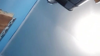 Hijab High School After School Masturbation with Long Eggplant