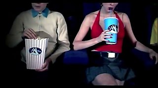 Sexy blonde Diana Doll learns her way around an American cock