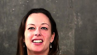 Brunette slut pov blowjob in close up HD