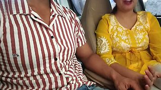 Risky Public Car Fun: Desi Girl Shows Her Big Boobs in Outdoor 4K Sex