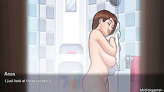 Summertime Saga Hot Milf Sex In Shower