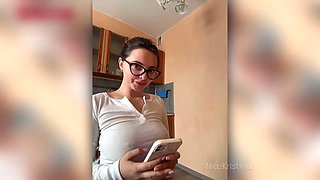 PAWG Student Masturbates Her Little Tender Pussy - NiceKristina: Big Ass, Amateur  Babe Porn