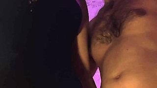 A Young Wife with a Big Butt and Big Breasts Jerks off Her Husband