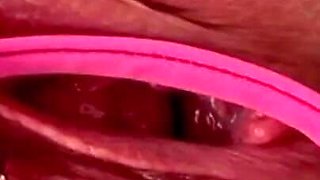 Pulling and Stretching My Pierced Clit and Pushing My Pussy