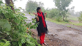 Village Girl Returning Home From College