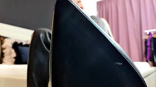 POV Lick my  Boot Soles and Jerk off your Cock