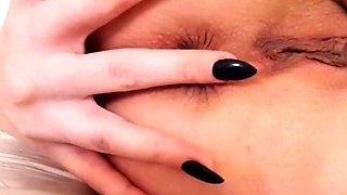 Dirty Talking Blonde Loves Anal with her Sex Toy