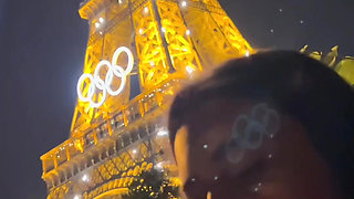 Public Ball Sucking Under the Eiffel Tower