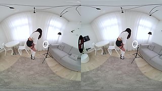 Mina Moreno VR Porn: Let's Make Content - VirtualTaboo