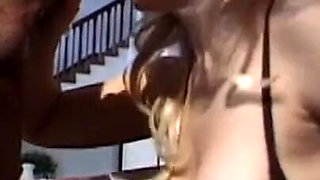 Blonde Horny Mature Is Satisfied Sucking a Hard Long Cock Before She Fucked