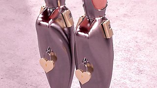 Hardcore Metal Bondage High Heels Fetish 3D BDSM Animation