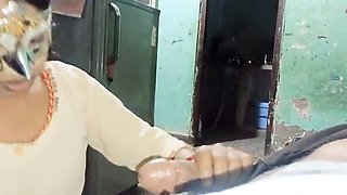 Desi Bhabhi Gives Amazing Blowjob - Cum in Mouth & Deep Throat Action