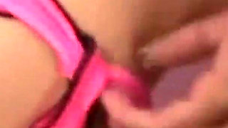 Petite Brunette Sucks Big Glory Hole Cock