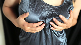 TRY ON HAUL MY NEW SATIN CLOTHES COLLECTION PART5