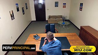 Naughty Taylor Vixen Gives Teacher a Hand to Cover Her Tracks!