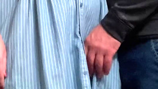 Omg!!! a Perverted Stranger Touched My Pussy on the Subway on the Way to Collage