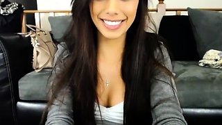 Hottest brunette solo webcam masturbation 2