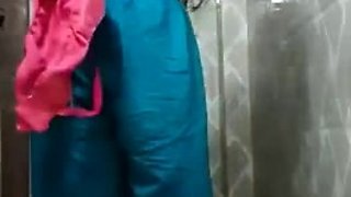 Tamil Girl Recording Herself While Changing Clothes In
