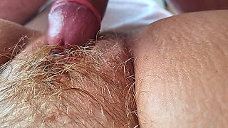 Clit Rubbed with Lovers Tiny Cock - Humiliation BBW Cheating Slut Wife Bigtits Hairy Pussy